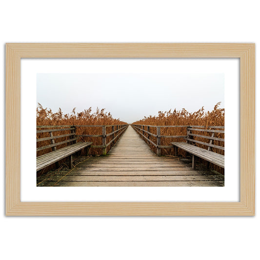 Picture in frame, Long pier