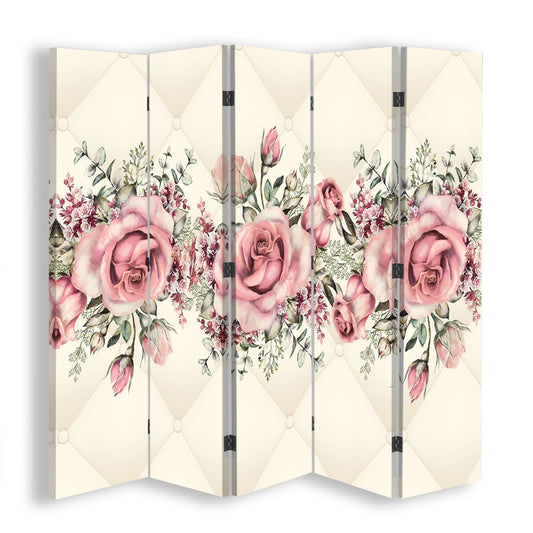 Room divider, Flowering roses