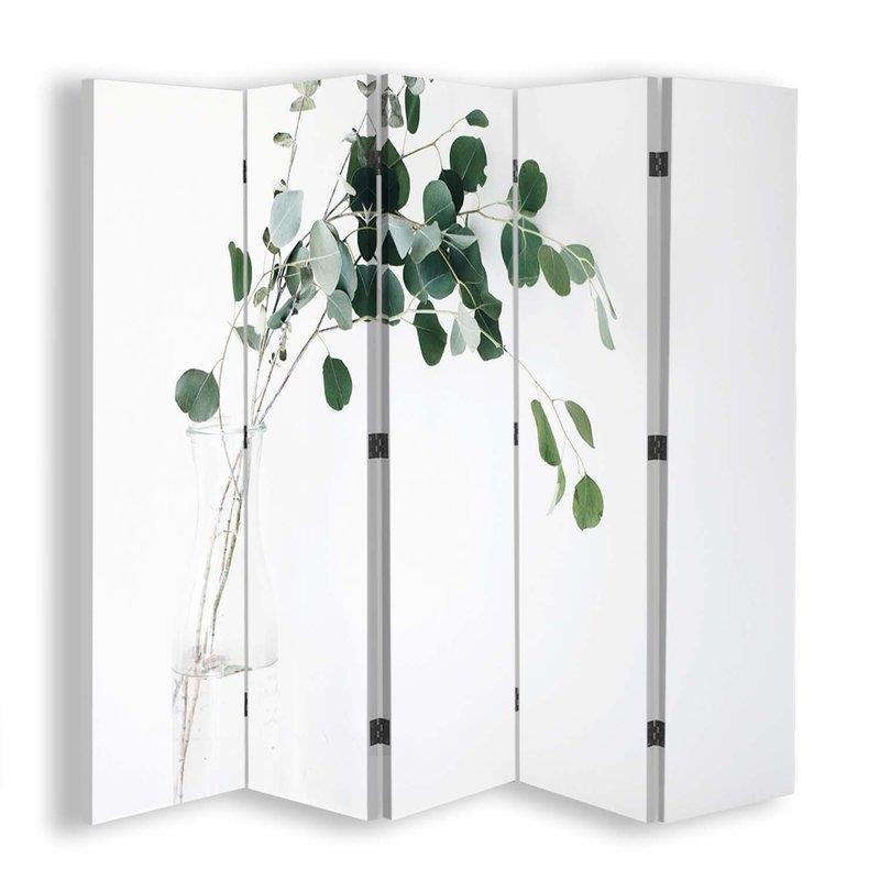 Room divider, Twigs in a glass vase