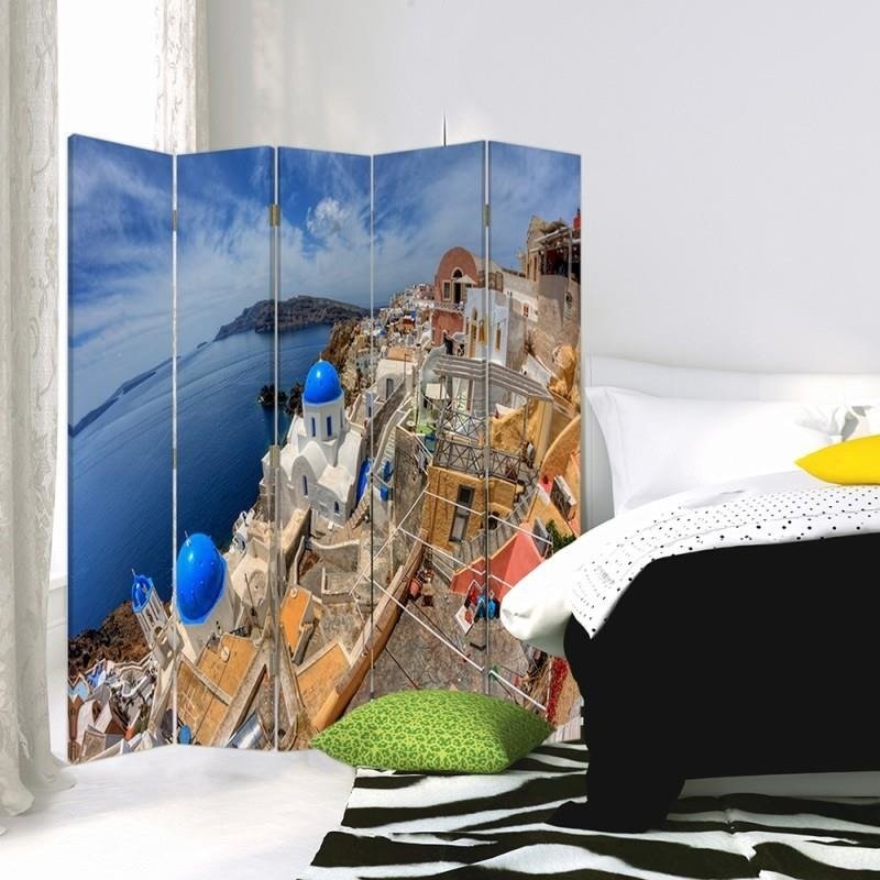5-ių Dalių Kambario Pertvara Santorini