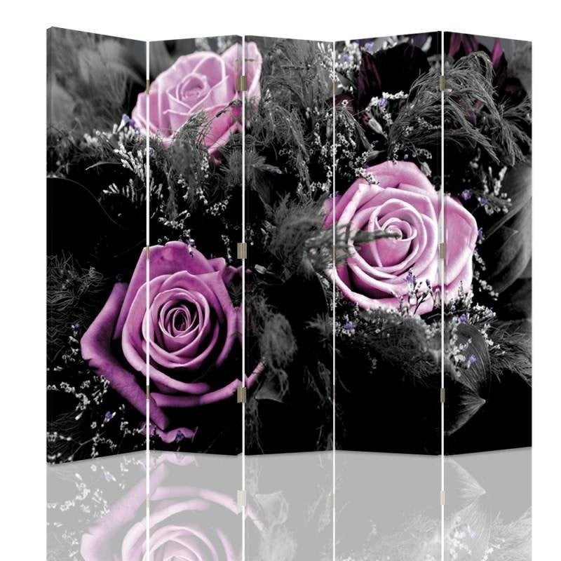 Room divider, Decorative roses