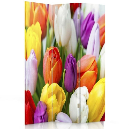 Room divider, Coloured tulips