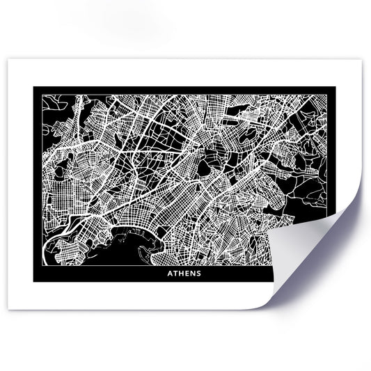 Poster, City plan athens