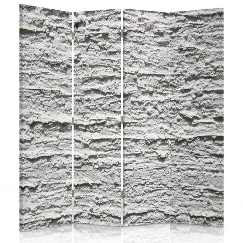 Room divider, Grey plaster