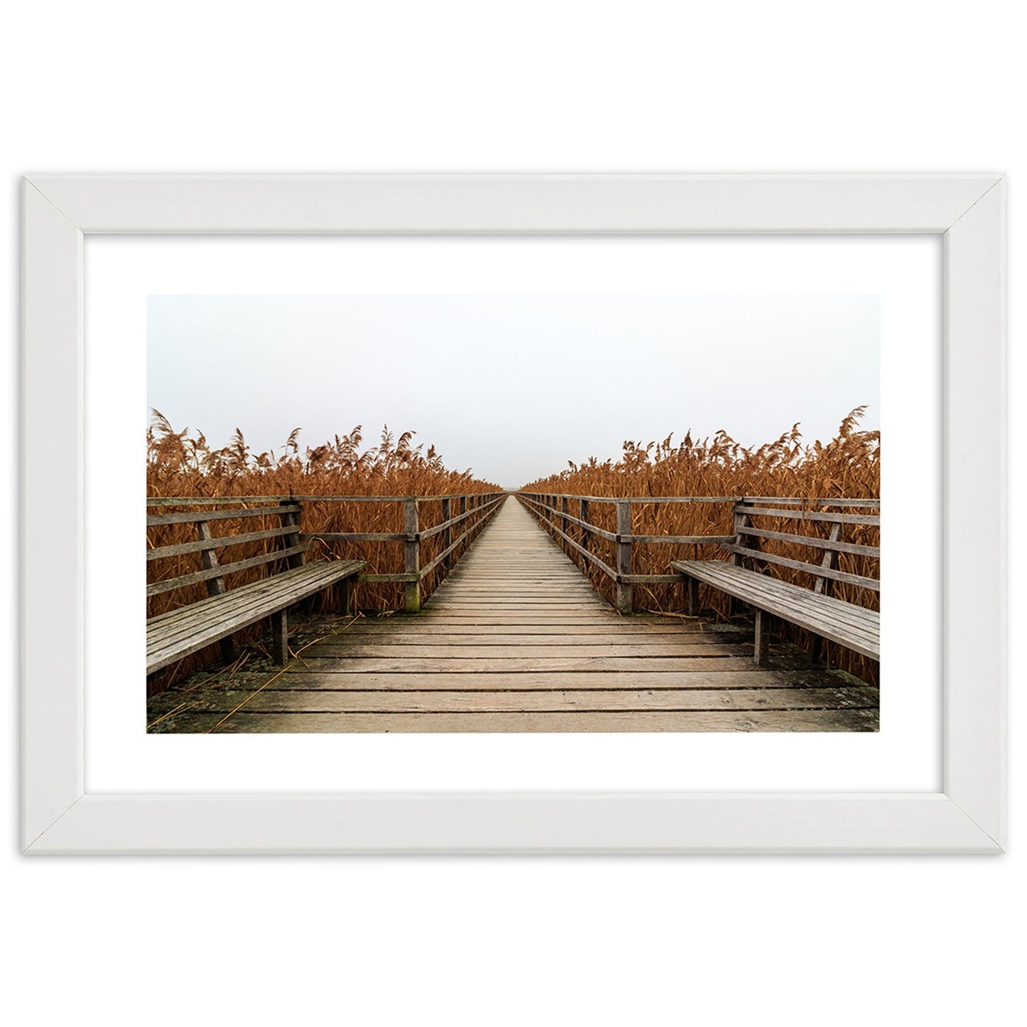 Picture in frame, Long pier