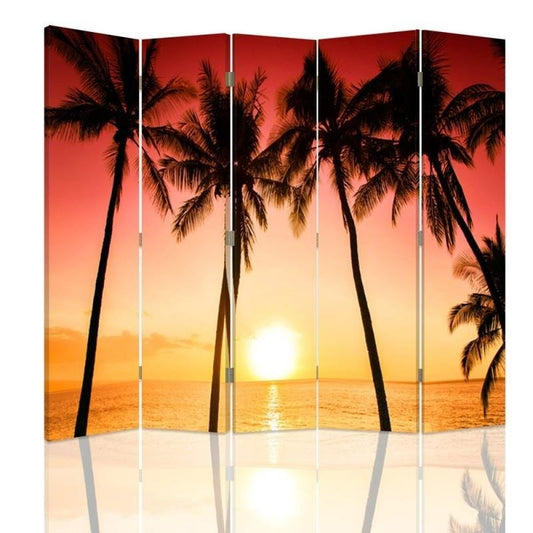 Room divider, Pink sunset