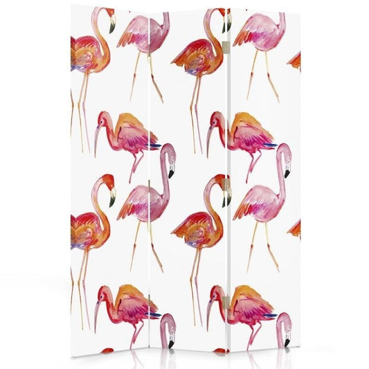 Room divider, Flamingos