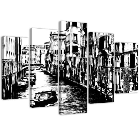 Canvas, Venice canal