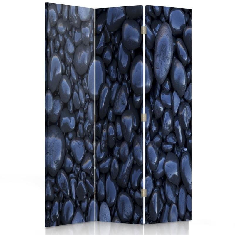 Room divider, Black stones