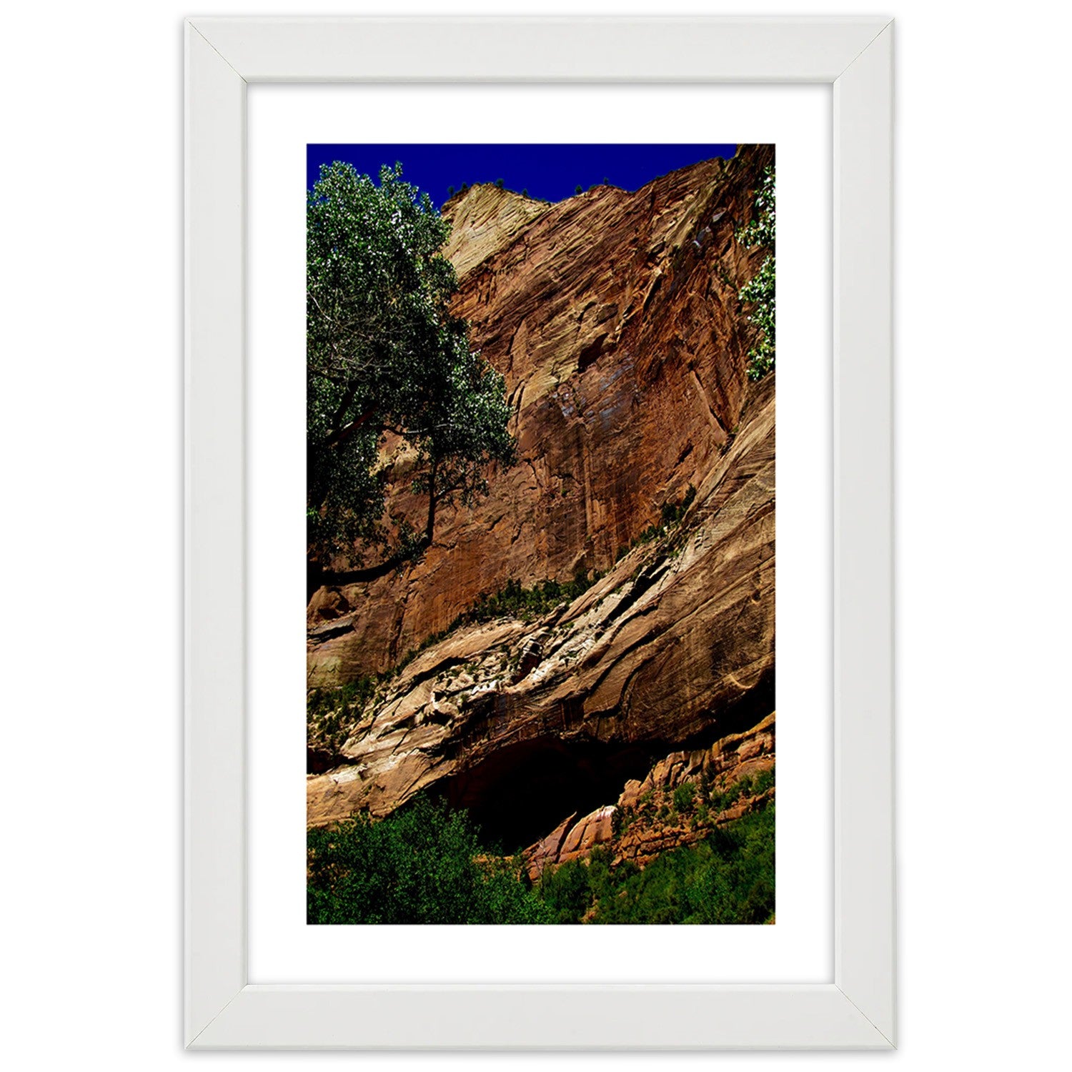 Picture in frame, Rocky landscape