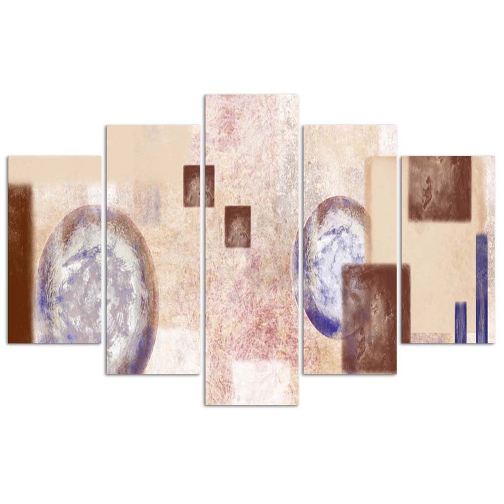 Deco panel, Discreet abstraction, 5-panel