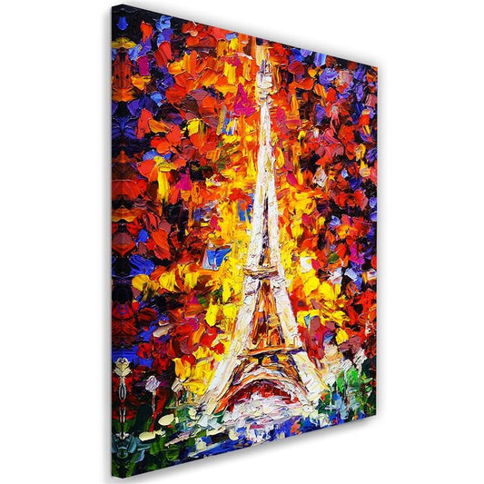 Canvas, Painted eiffel tower