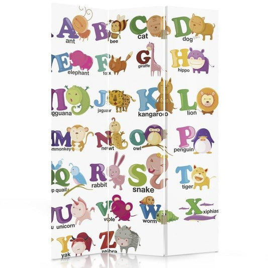 Room divider, Picture alphabet