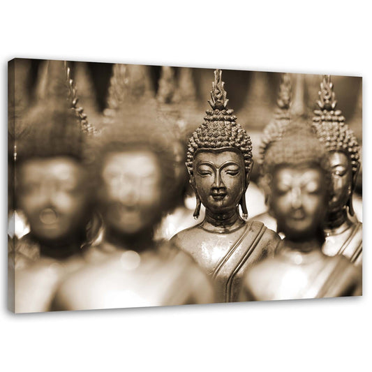 Canvas, Buddha in the crowd