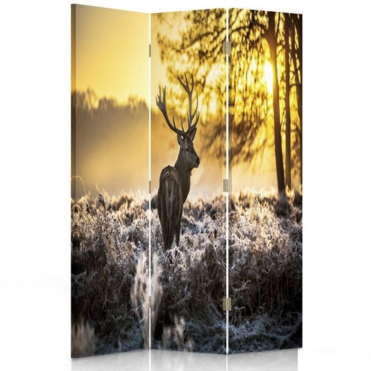 Room divider, Deer stag at sunset