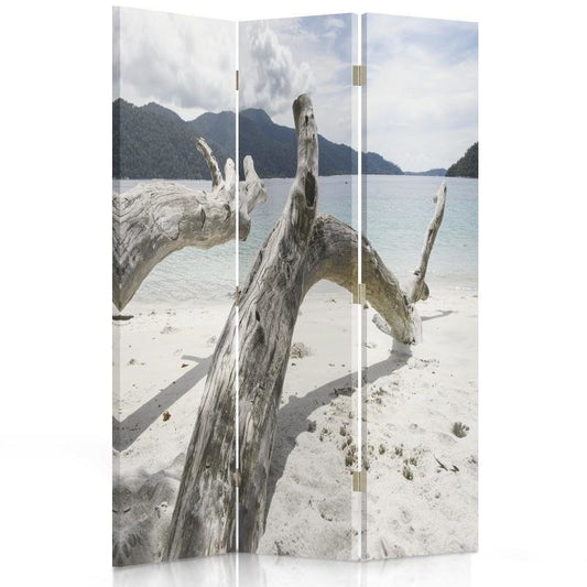 Room divider, The branches of the tree on the tropical beach