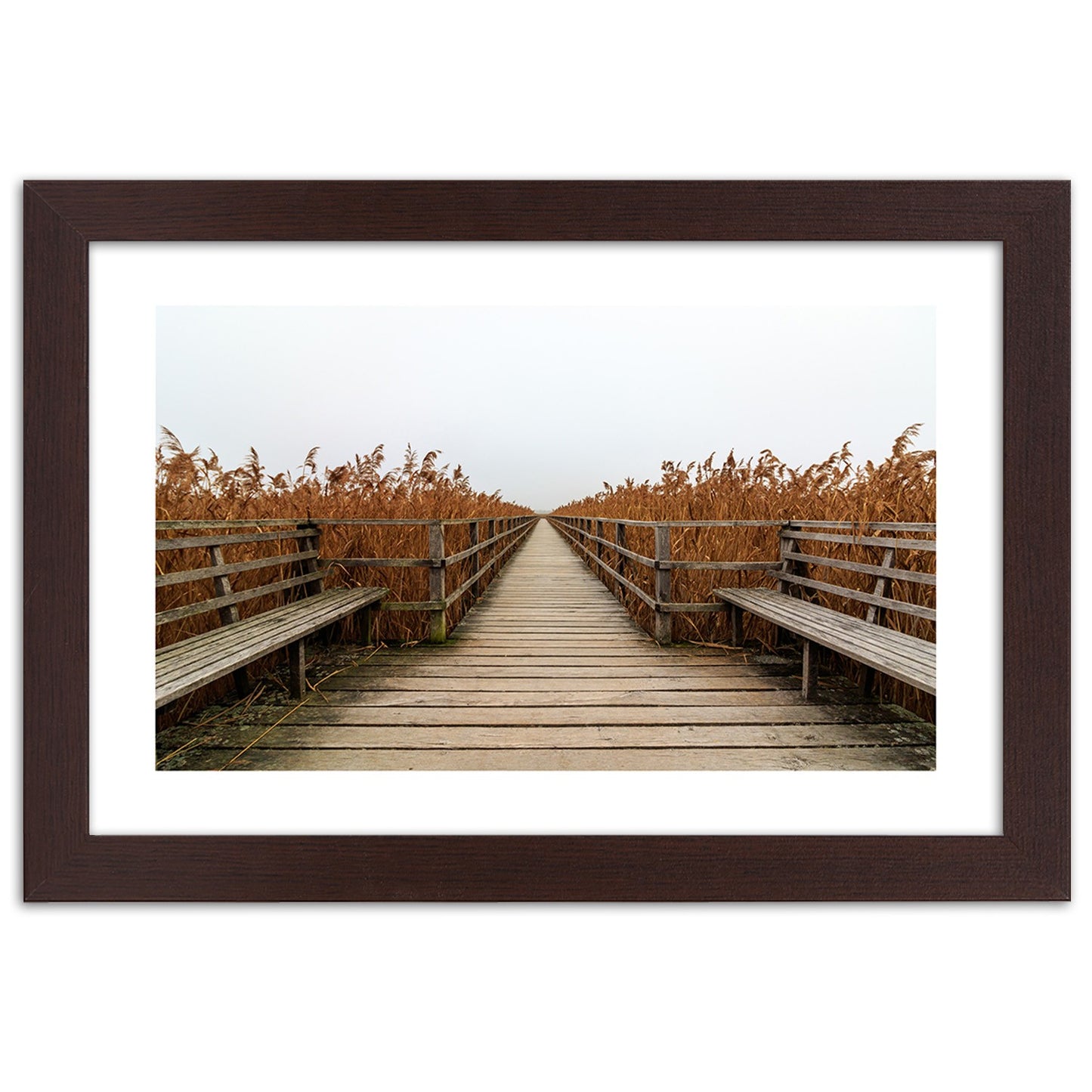 Picture in frame, Long pier