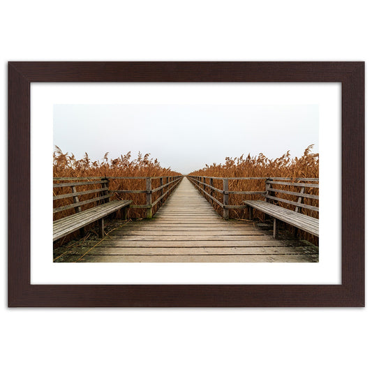 Picture in frame, Long pier