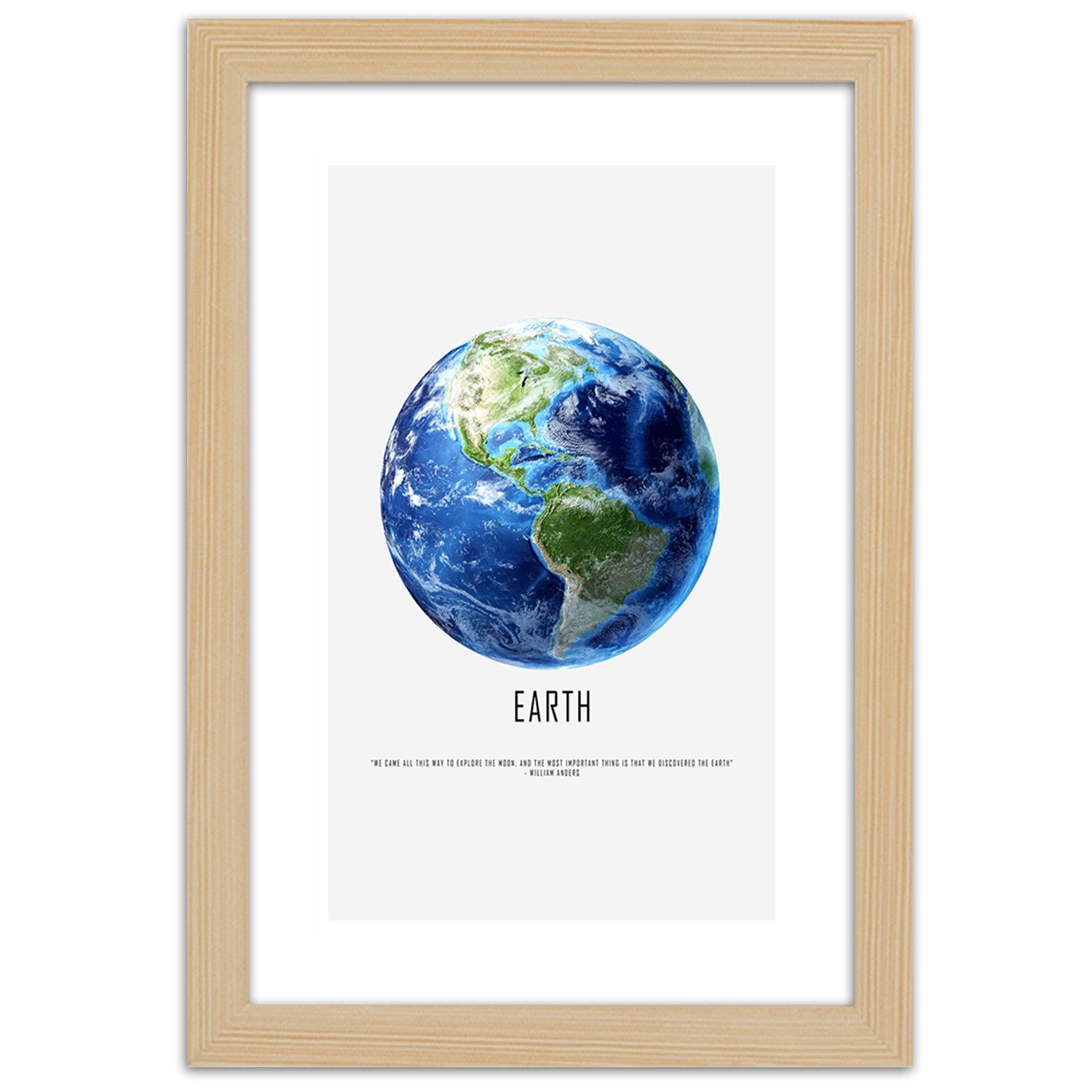 Picture in frame, Planet earth