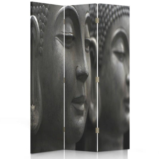 Room divider, Stone face of buddha