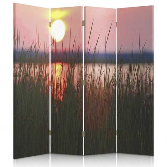 Room divider, Sunset on the lake