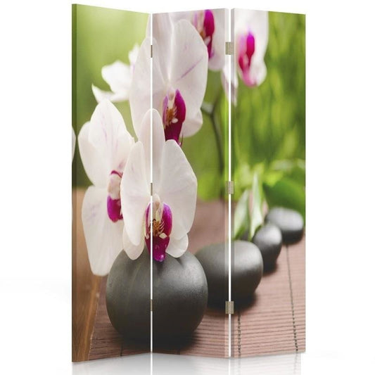 Room divider, Orchid & sparkling stones