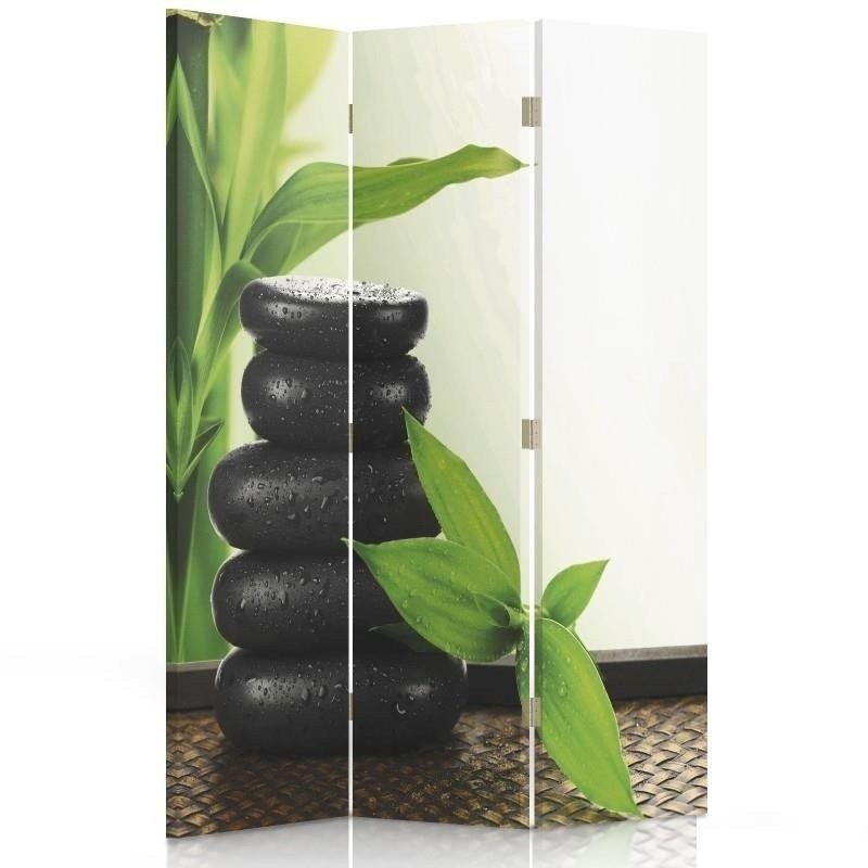 Room divider, Black stone pyramid