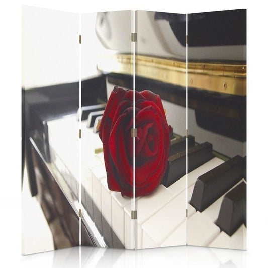 Room divider, Rose on the piano