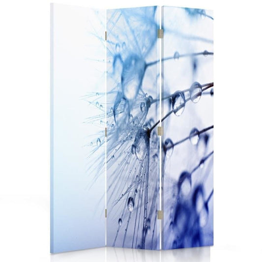 Room divider, Blue drops of water