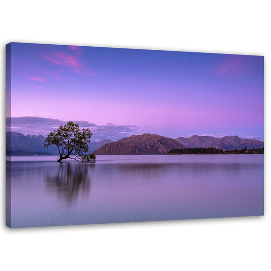 Canvas, Tree on a lake