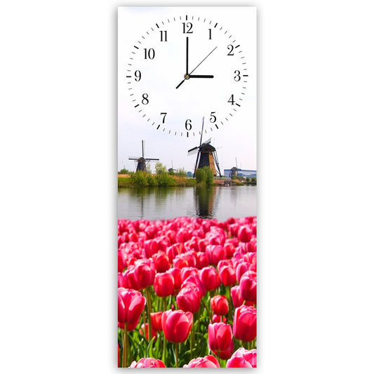 Wall clock, Dutch landscape