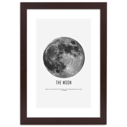Picture in frame, Moon