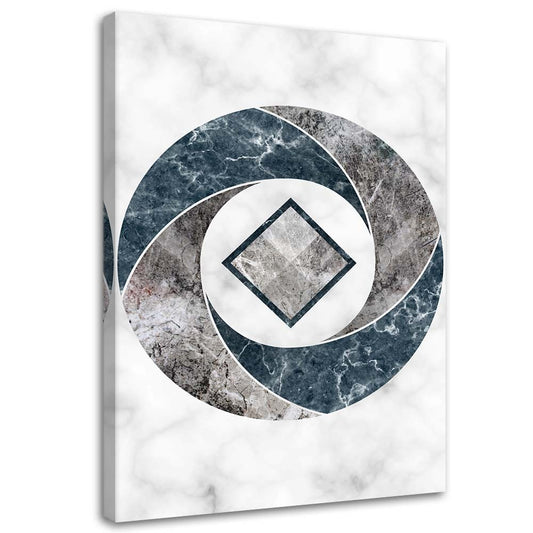 Canvas, Abstract geometry - marble